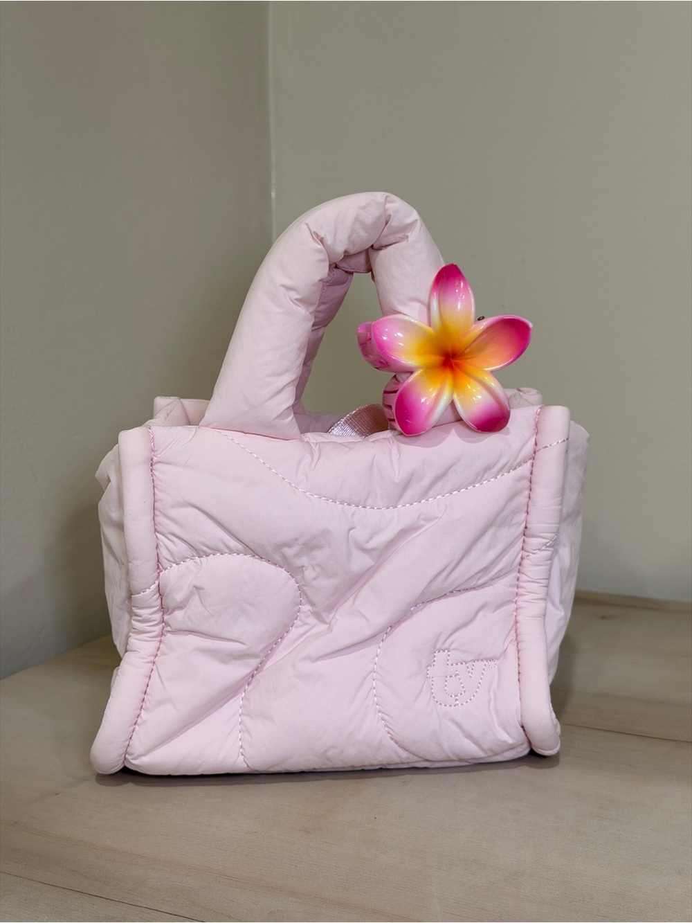 Thirty Years Mini Drift Tote in Blush